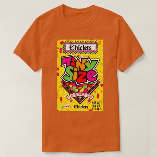T-shirt Chiclets Petite Taille Saveur Enrobée Gomme  (Design devant)