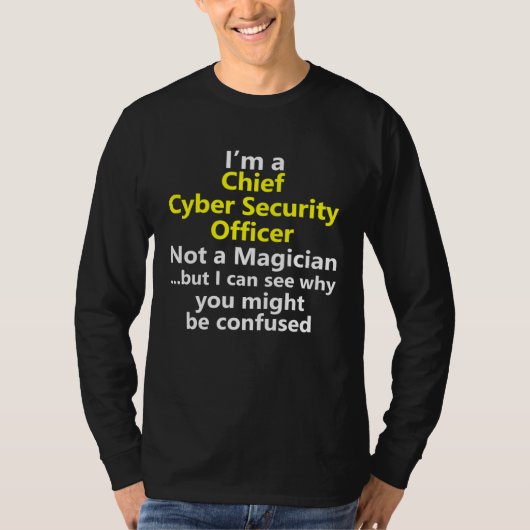 T-shirt Chief Cyber Security Officer Director Manager Job (Devant)