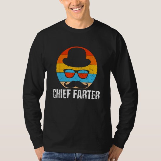 T-shirt Chief Farter Gross Joke Pun Dad (Devant)
