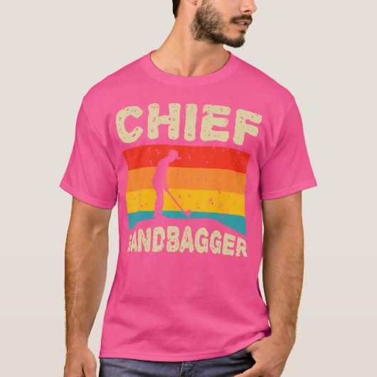 T-shirt Chief Sandbagger Gag Golf (Devant)