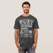 T-shirt Chief Software Architect TJob (Devant entier)