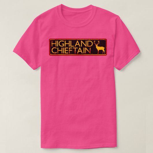 T-shirt Chieftain de Highland 1 (Design devant)