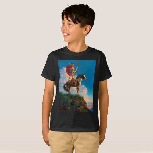 T-shirt Chieftess Femme Amérindienne Chef (Devant entier)