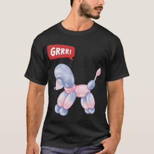 T-shirt Chien à ballets de la Fille 3D - GRRR!