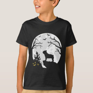 T-shirt Chien À Chien Dans La Lune Costume Halloween Homme
