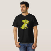 T-shirt Chien à deux têtes (Devant entier)