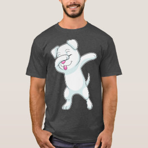T-shirt Chien à Hip hop Dance Dab
