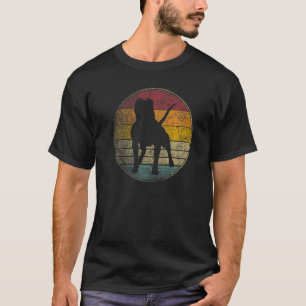 T-shirt Chien à mâchoire Pit Animaux de compagnie Vintages