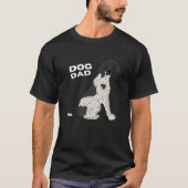 T-shirt Chien à pointer noir et blanc allemand mâle (Devant)