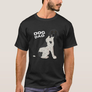 T-shirt Chien à pointer noir et blanc allemand mâle