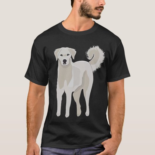 T-shirt chien Akbash, chiot mignon, grandes pyrénées, (Devant)