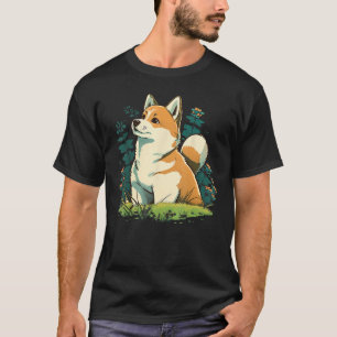 T-shirt Chien Akita Inu mignon sur Akita Inu 1