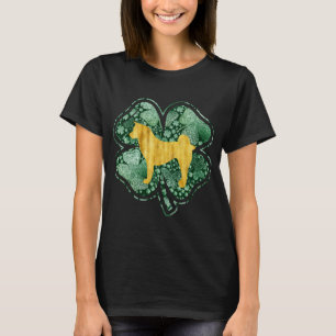 T-shirt Chien Akita Trèfle Trèfle Irlandais St Patricks