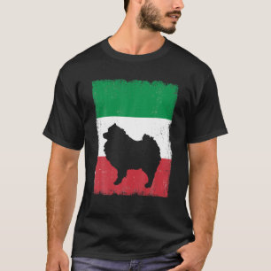 T-shirt Chien allemand Drapeau Italie Vintage italien Da