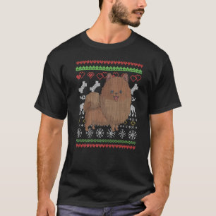 T-shirt Chien allemand Spitz Santa Claus Moche de Noël