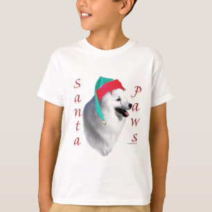 T-shirt Chien américain Eskimo Père Noël Paws