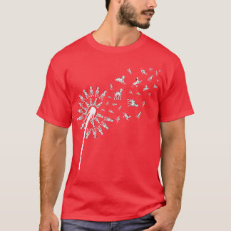 T-shirt Chien Amoureux des chiens animal Dandelion Chien r