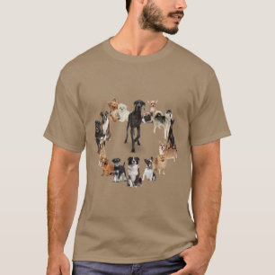 T-shirt Chien amusant race Animaux de compagnie chien