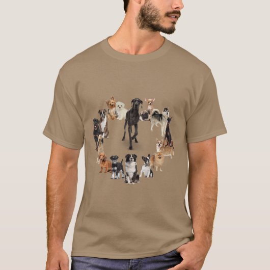 T-shirt Chien amusant race Animaux de compagnie chien (Devant)
