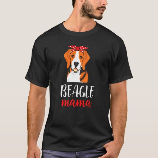 T-shirt Chien animal mère beagle (Devant)