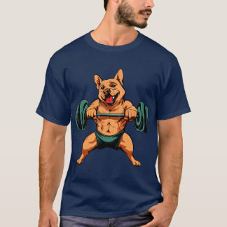 T-shirt Chien Animaux de sport