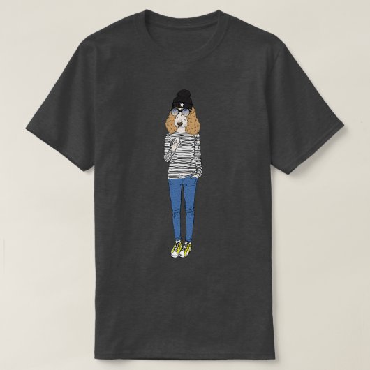 T-shirt Chien anthropomorphique 1 (Design devant)