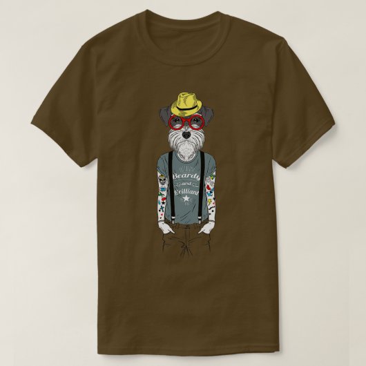 T-shirt Chien anthropomorphique 4 (Design devant)