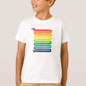 T-shirt Chien arc-en-ciel (Devant)