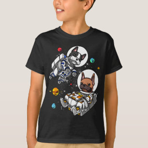 T-shirt Chien astronaute de Bulldog