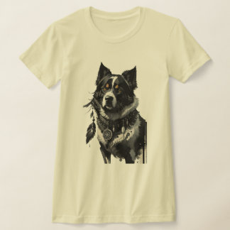 T-shirt chien, attrapeur de rêves, amulet, talisman,