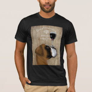 T-shirt Chien Au Vin Boxer
