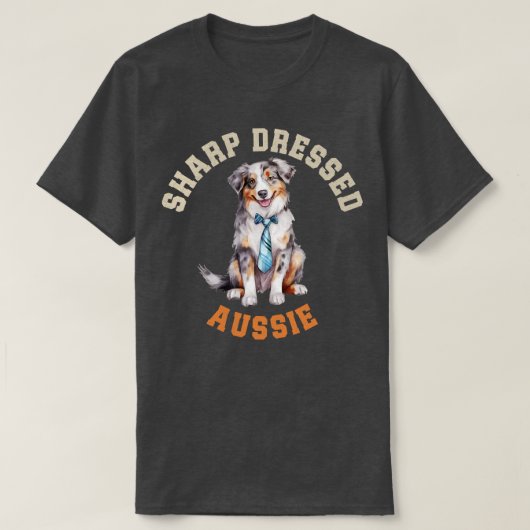 T-shirt Chien Aussie mignon (Design devant)