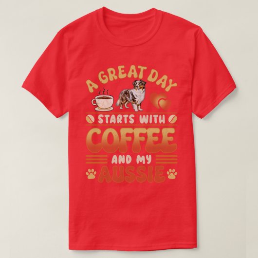 T-shirt Chien australien (Design devant)