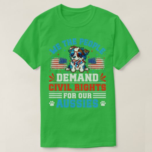 T-shirt Chien australien 3 (Design devant)