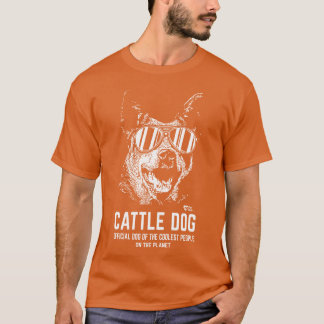 T-shirt chien australien chien de bétail australien de gif