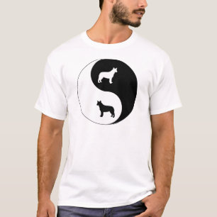 T-shirt Chien australien Yin Yang de bétail