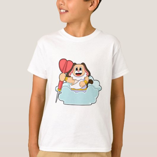 T-shirt Chien aux fléchettes avec Dart (Devant)