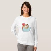 T-shirt Chien aux fléchettes avec Dart (Devant entier)