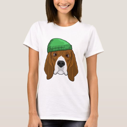 T-shirt Chien avec Beanie (Devant)