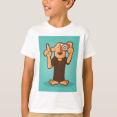 T-shirt Chien Avec Caméra (Devant)