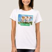 T-shirt Chien avec Dandelion (Devant)