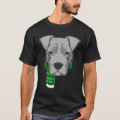 T-shirt Chien avec Écharpe (Devant)