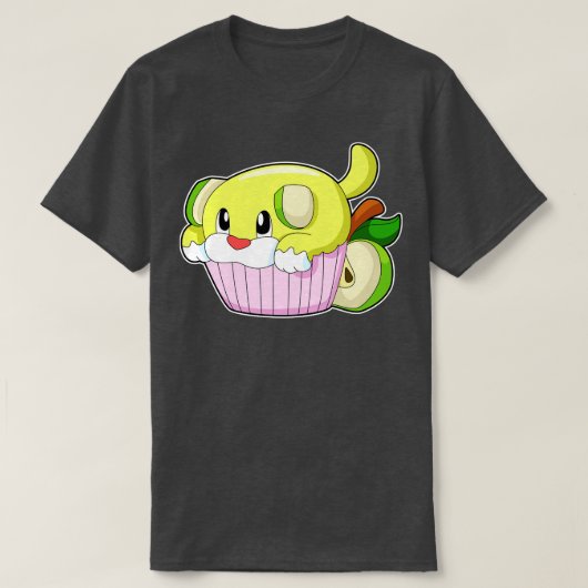 T-shirt Chien avec gâteau (Design devant)