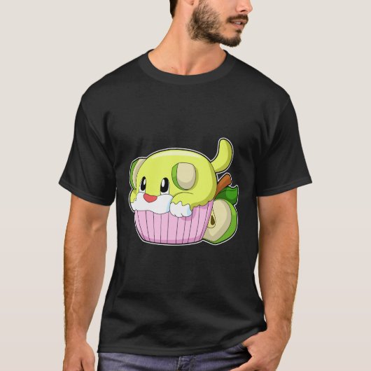 T-shirt Chien avec gâteau (Devant)