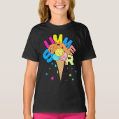 T-shirt Chien avec glace (Devant)