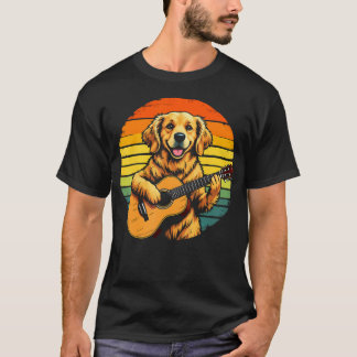 T-shirt Chien avec guitare
