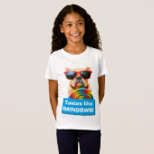 T-Shirt Chien avec la grosse sucette (Devant entier)