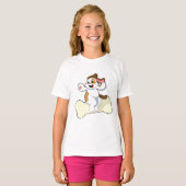 T-shirt Chien avec os (Devant entier)