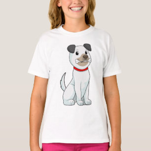 T-shirt Chien avec os