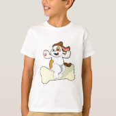 T-shirt Chien avec os (Devant)